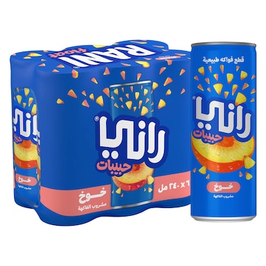 Rani Float Peach Juice 240ml Pack of 6