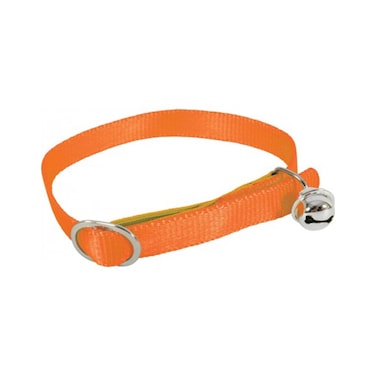 طوق نايلون للقطط من زولكس، برتقالي، 30 سم