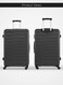 Lightweight 1 piece Single Size ABS Hard side Large Checked Baggage Travel Luggage Trolley Bag Set with Lock for men / women / unisex Hard shell strong