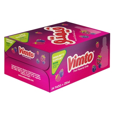 Vimto Fruit Flavoured Drink 250ml Pack of 24