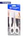 Stainless Steel Office Scissors 169mm with 3D Handle &amp; Safety Cap