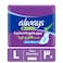 Always Aloe Cool Pads for Light Days 30 Long Maxi Thick Pads