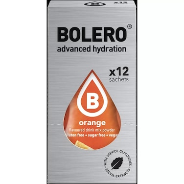 منكهات الماء بوليرو - نكهة البرتقال (12*3 جرام)