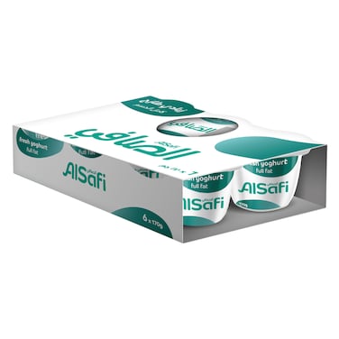Alsafi Fresh Yoghurt Full Fat 170g &times; 6 Pieces