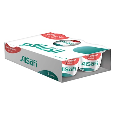 Alsafi Fresh Yoghurt Low Fat 170g &times; 6 Pieces