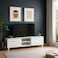 TV Unit - 180 x 40 x 45 cm - White