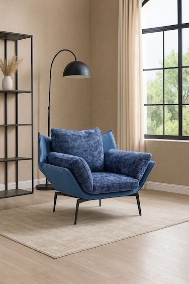 Bocce Recliner Chair - Blue