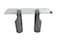 70-120 cm Wooden Reception Entrance - Gray