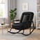 Rocking Recliner Chair - Black