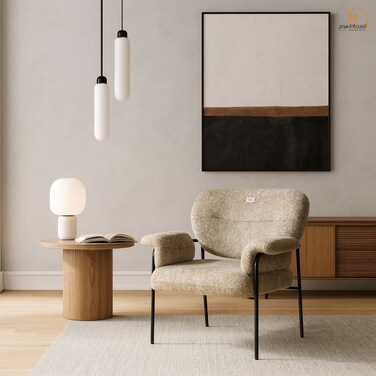 كرسي- مفرد خشب - بني