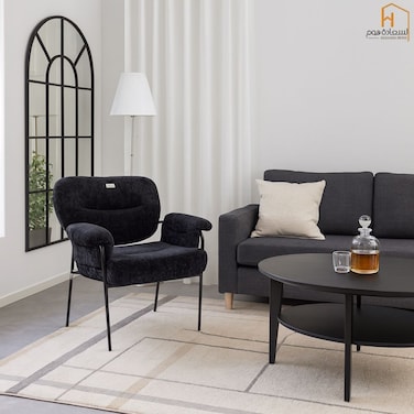 كرسي- مفرد خشب - اسود