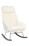 Rocking Recliner Chair - White