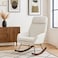 Rocking Recliner Chair - White