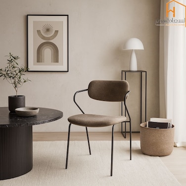 Outdoor Iron Single Chair - Gray