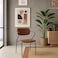 Outdoor Iron Single Chair - Brown