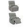 Swivel Rocking Recliner Chair - Gray
