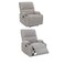 Swivel Rocking Recliner Chair - Light Brown