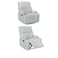 Fixed Recliner Chair - Light Gray