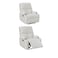 Fixed Recliner Chair - Light Gray