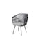 Single Fabric Chair - Dark Gray
