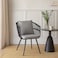 Single Fabric Chair - Dark Gray