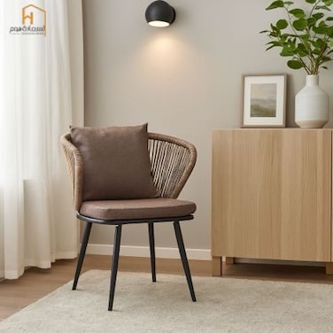 Single Fabric Chair - Cafe