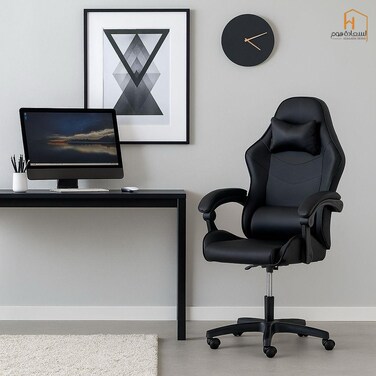 كرسي قيمينق متحرك- أسود