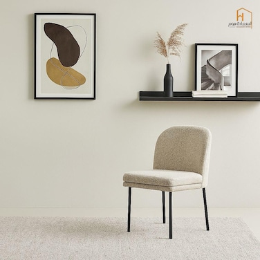 Single Boucle Chair - Beige