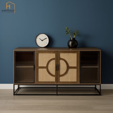 Multipurpose Buffet Cabinet - 40x90x160 cm - Coffee