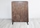 Multi-purpose shoe cabinet 80x35x110 cm - Light brown
