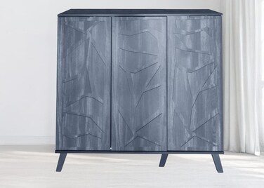 دولاب أحذية متعدد الأغراض 120×35×110-رمادى