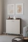 Multi-purpose shoe cabinet 97x33x80 - White