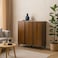 Multi-purpose shoe cabinet 120x34x96 - Brown