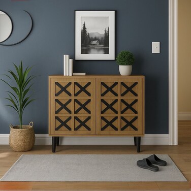 دولاب أحذية متعدد الأغراض 120×35×95- خشبي