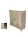 Multi-purpose shoe cabinet 80x32x95 - Beige