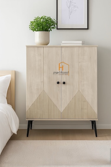 Multi-purpose shoe cabinet 80x32x95 - Beige