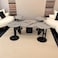 4-piece coffee table set - black