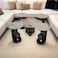 4-piece coffee table set - black
