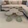 6-piece coffee table set - white