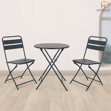 Tea Table Set - 2 Chairs - Dark Green