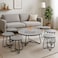 6+1 Wooden Serving Table Set - Gray