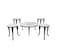 Ceramic Serving Table Set - 4+1 - Black