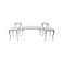 Ceramic Serving Table Set - 4+1 - Gold