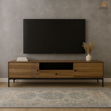 وحدة تلفزيون- 140×40×50سم- بيج