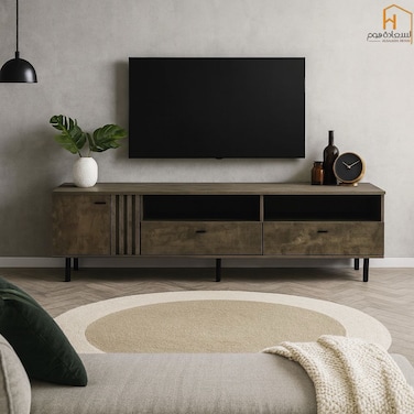 TV Unit - 180 x 40 x 50 cm - Grey