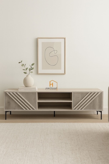 TV Unit - 180x40x45cm - Beige