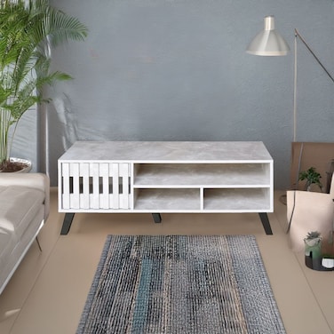 TV Unit - 120x40x45cm - Beige