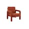 Single Velvet Chair - 70x80x70 - Orange
