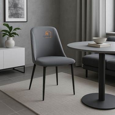 كرسي مفرد قماش-98*45*50-رمادى