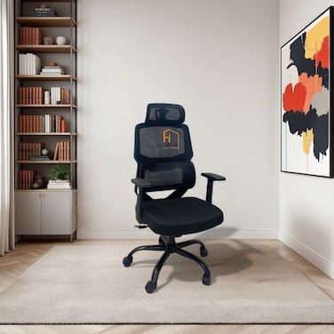 Swivel Office Chair (126 x 68 x 58) - Black